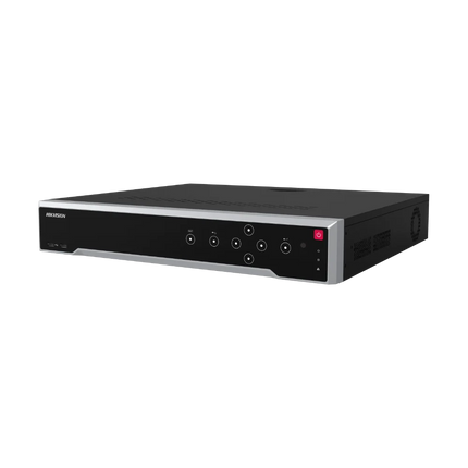 Hikvision DS-7732NI-M4/16P 32 channel 16 PoE 8K NVR front panel — Australian stock