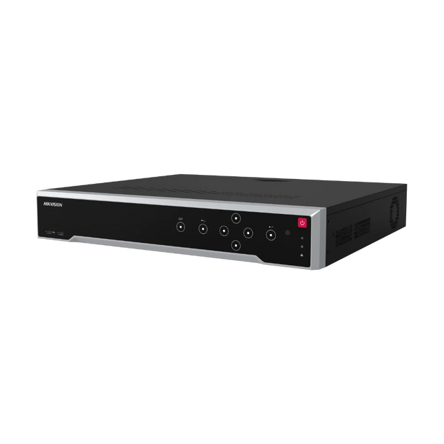 Hikvision DS-7732NI-M4/16P 32 channel 16 PoE 8K NVR front panel — Australian stock