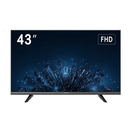 Hikvision DS-D5043F3-1V0S 43-inch Full HD Commercial Monitor with built-in speakers, HDMI, VGA and USB inputs — front view