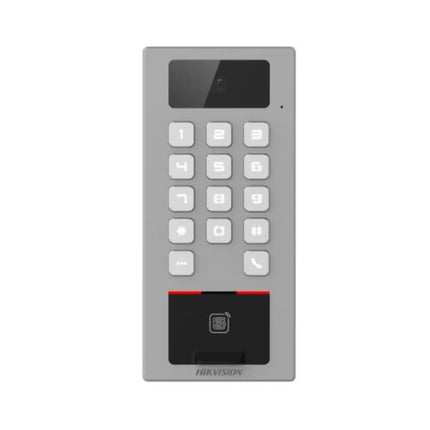 Hikvision DS-K1T502DBFWX-CE1 outdoor fingerprint and card access control terminal with built-in 2MP camera
