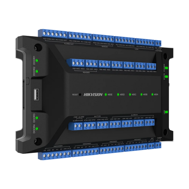 Hikvision DS-K2704X(P) 4-door access controller expandable to 128 doors for Australian commercial buildings