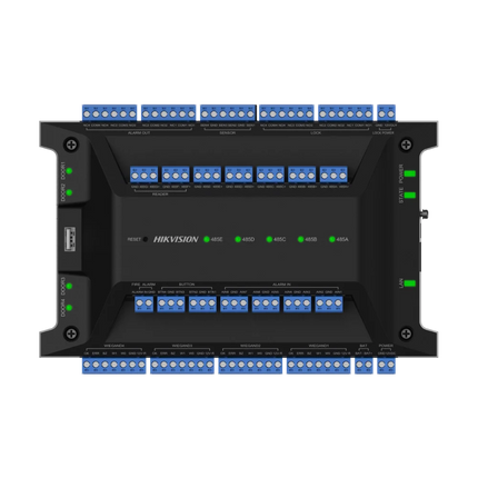 Hikvision DS-K2704X(P) enterprise access controller with backup battery support for commercial access control systems