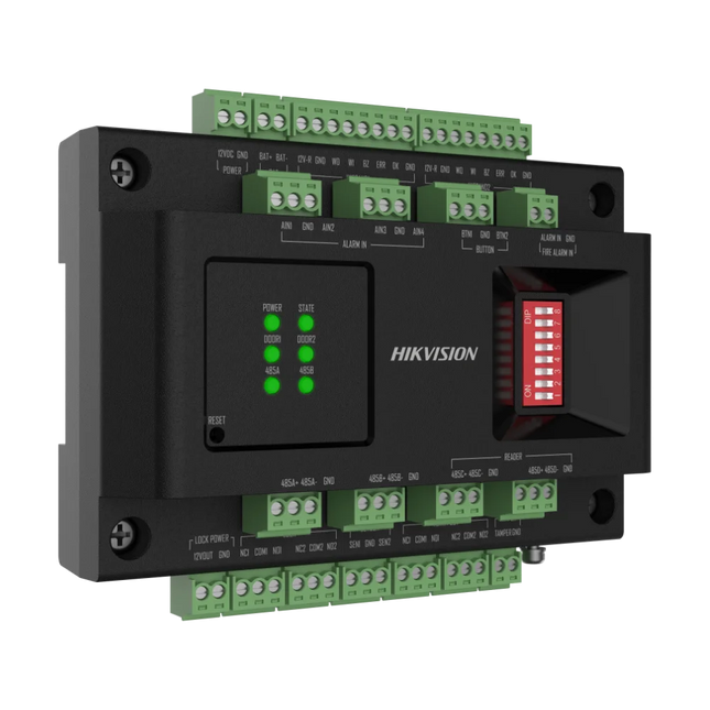 Hikvision DS-K2M002X door expansion module for RS-485, Wiegand and OSDP access control systems