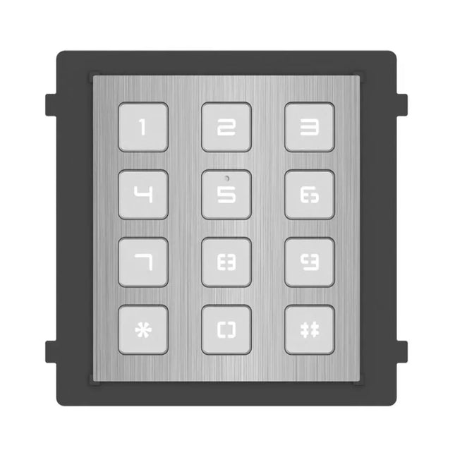 Hikvision DS-KD-KP Gen2 stainless steel keypad module for KD8 series modular door stations