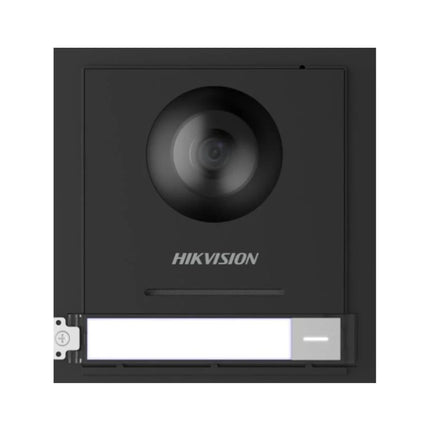 Hikvision DS-KD8003-IME1 modular IP video intercom main outdoor station module in black and gray
