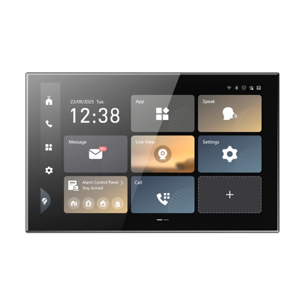 Hikvision DS-KH9570-WTE1/S 10.1 inch indoor intercom monitor front view