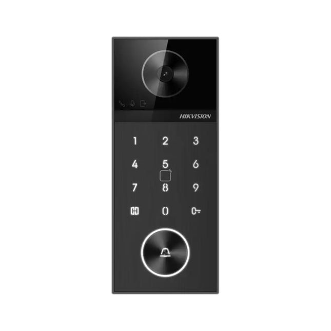 Hikvision DS-KV6124-WBE1 4MP keypad video intercom door station with integrated WiFi 6 and smart access control