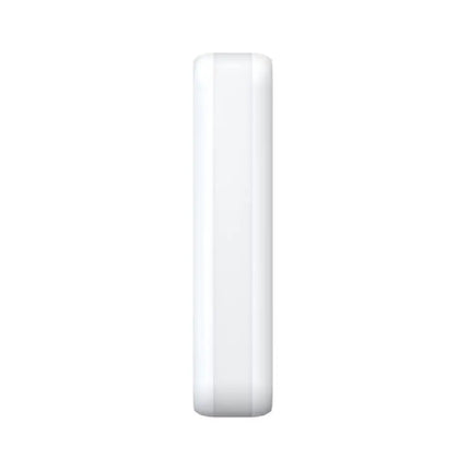 Hikvision DS-PDC10AM-EG2-WB AX PRO wireless outdoor PIR curtain motion detector front view showing slim profile.