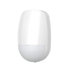 Hikvision DS-PDP15P-EG2-WB(B) AX PRO wireless indoor PIR motion detector front view.