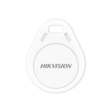 Hikvision DS-PT-M1 13.56MHz Mifare proximity RFID tag key fob in white casing