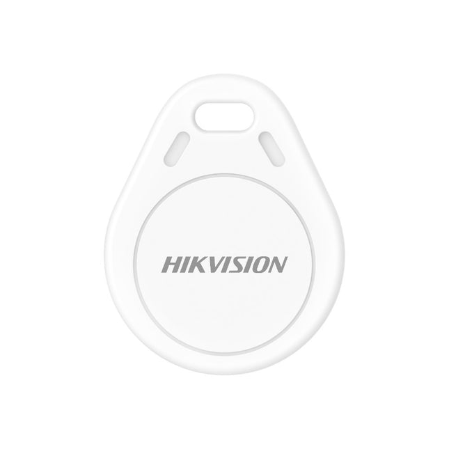 Hikvision DS-PT-M1 13.56MHz Mifare proximity RFID tag key fob in white casing