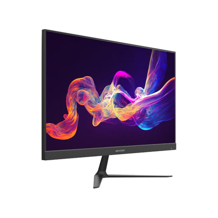 Built-in speaker and control buttons on the Hikvision DS-D5024F2-BV2S monitor