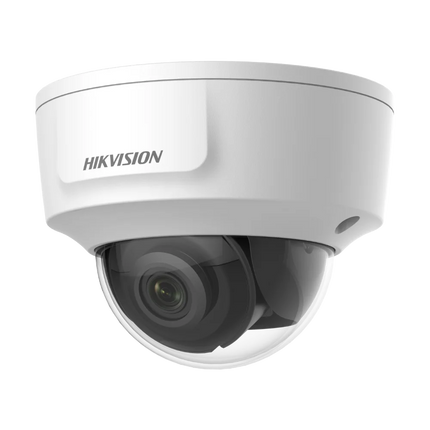 Technical rear tail assembly diagram of Hikvision DS-2CD2186G2-IMS camera showing the Micro-HDMI video connection capability for direct 1080p 60fps live monitoring on screens without an NVR.