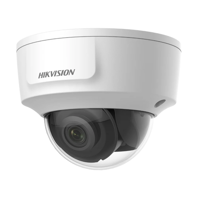 Technical rear tail assembly diagram of Hikvision DS-2CD2186G2-IMS camera showing the Micro-HDMI video connection capability for direct 1080p 60fps live monitoring on screens without an NVR.