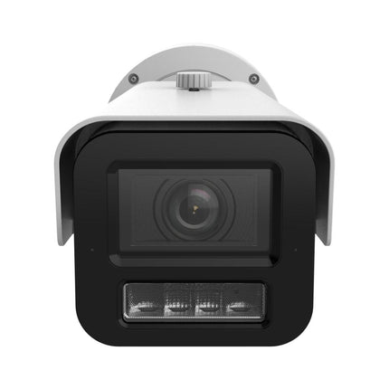 Dimensions and connection interface diagram for Hikvision iDS-2CD7A46G2/V-XZHSY bullet camera