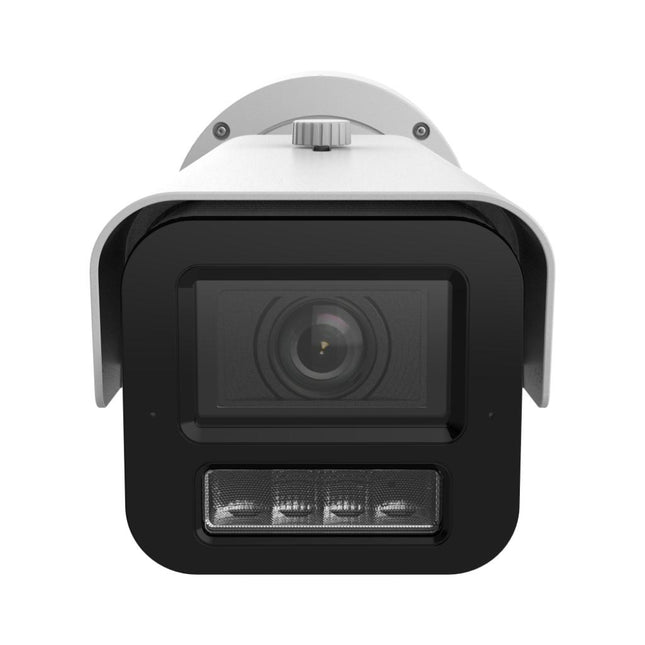 Dimensions and connection interface diagram for Hikvision iDS-2CD7A46G2/V-XZHSY bullet camera