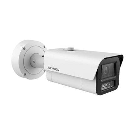 Dimensions and connection interface diagram for Hikvision iDS-2CD7A46G2/V-XZHSY bullet camera