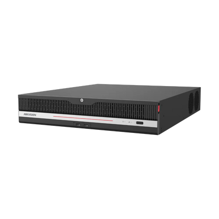 Hikvision iDS-9664NXI-P8 64 channel DeepinMind Pro AI NVR front panel — Australian stock