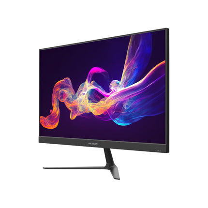 Side profile showing the ultra-thin design of Hikvision 23.8″ VA panel monitor