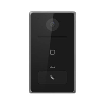 Weatherproof 2MP HiLook outdoor intercom door station camera with single call button