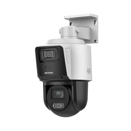 HiLook PTZ-ND4404/SL IP66 weather-resistant security camera mounted on commercial exterior