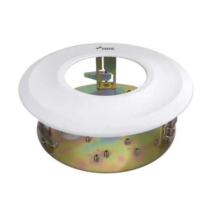IDIS DA-FM1500 NDAA compliant white ceiling flush mount bracket for recessed dome camera installations in Australia.