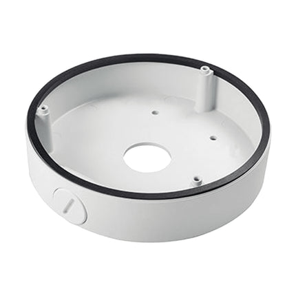 IDIS DA-JB2200 professional weatherproof surveillance camera junction box finished in outdoor-grade signal white powder coat.