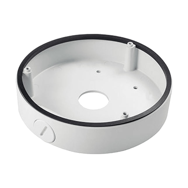 IDIS DA-JB2200 professional weatherproof surveillance camera junction box finished in outdoor-grade signal white powder coat.