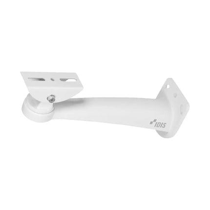 IDIS DA-WM1500 architectural-grade white aluminum wall mount bracket for DA-BH1100 surveillance camera box housing.