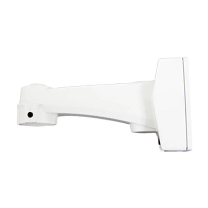 IDIS DA-WM2050 heavy-duty white aluminum wall mount bracket for professional dome surveillance cameras.