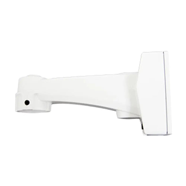 IDIS DA-WM2050 heavy-duty white aluminum wall mount bracket for professional dome surveillance cameras.