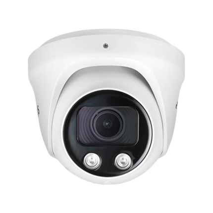 IDIS DC-D2531WER-V2 5MP motorised varifocal IR turret camera front view, NDAA and TAA compliant IDIS Lite Series CCTV camera for Australian commercial use