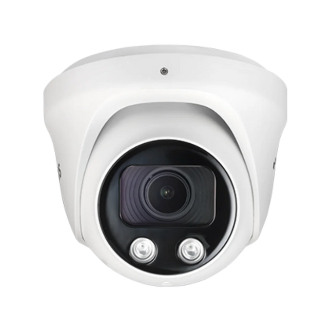 IDIS DC-D2531WER-V2 5MP motorised varifocal IR turret camera front view, NDAA and TAA compliant IDIS Lite Series CCTV camera for Australian commercial use