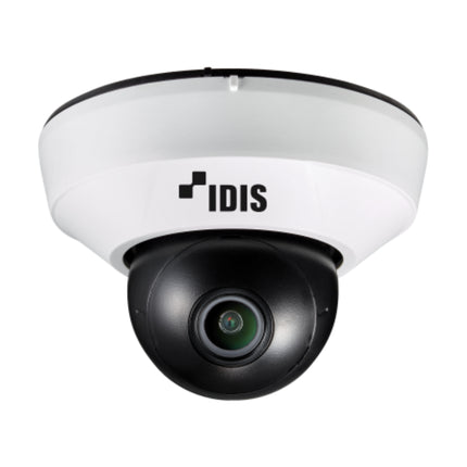 IDIS DC-D4211CRX 2MP network IR dome camera in a compact, low-profile indoor housing for discreet commercial security.