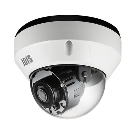 High-resolution commercial warehouse deployment using the IDIS DC-D4811WRX 4K dome camera for crisp forensic detail across expansive loading docks.