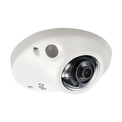 IDIS DC-M4211WRX-2.8MM 2MP Full HD IR Dome IP Camera with 2.8mm wide angle fixed lens front view.