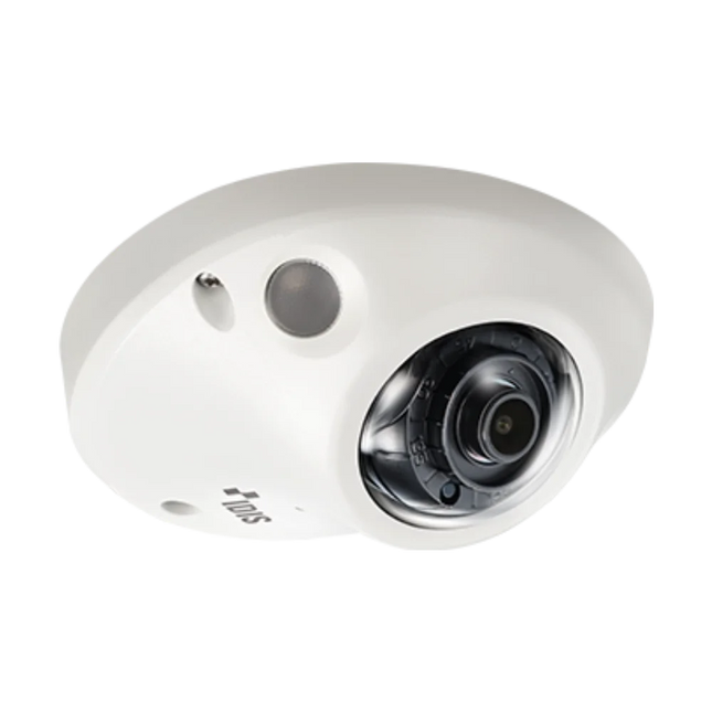 IDIS DC-M4211WRX-2.8MM 2MP Full HD IR Dome IP Camera with 2.8mm wide angle fixed lens front view.