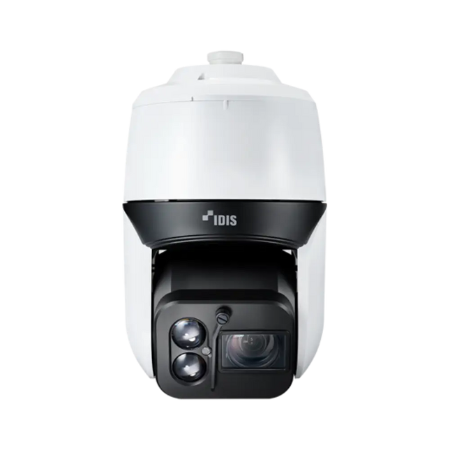 IDIS DC-S6286HRXL 2MP 36x Lightmaster network IR PTZ speed dome camera highlighting its outdoor heavy-duty casing.