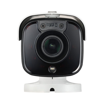 Commercial warehouse loading dock installation utilizing the IDIS DC-T4536HRX motorized bullet camera for precise focal adjustment along transit lanes.