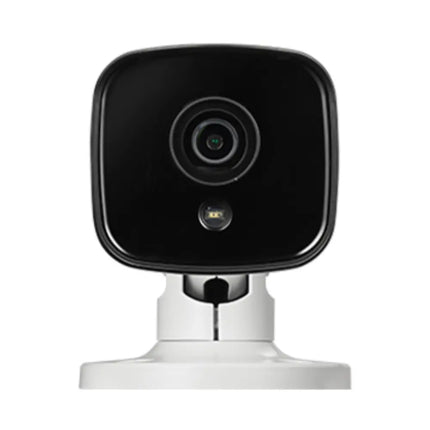 Close-up of the IDIS DC-T4811WRX bullet camera showing its flexible 3-axis mechanical mounting bracket for wall or ceiling installation.
