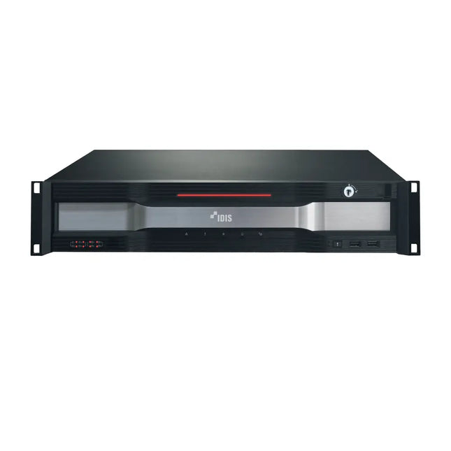 Front view of the IDIS IR-310D-4TB 2U enterprise network video recorder chassis.