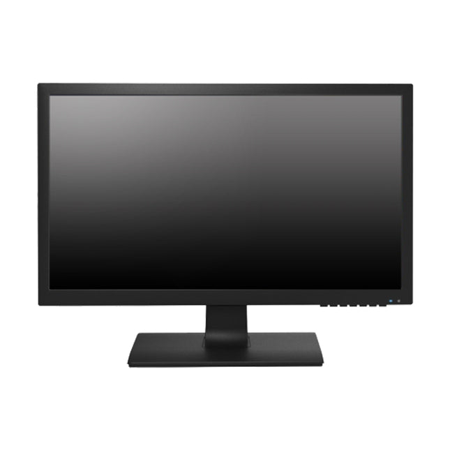 Front view of the IDIS SM-F212 21.5-inch Full HD professional CCTV security monitor displaying a high-clarity surveillance stream.