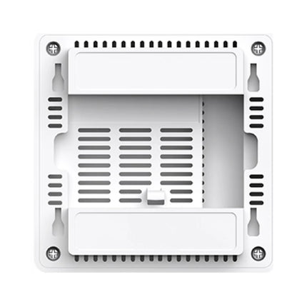 Bottom view of the IP-COM Pro-6-IW access point highlighting its clear Gigabit LAN output ports for wired device connectivity.