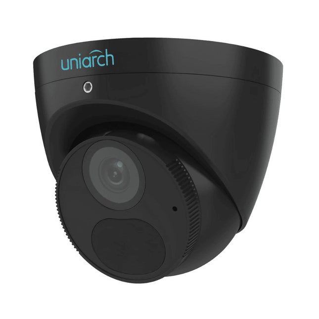 Uniarch 6MP HD Fixed Turret Network Security Camera, Black, IPC - T1E6 - AF28K - B - CCTV Guru