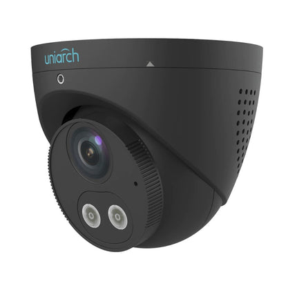 Uniarch 8MP HD Intelligent Light and Audible Warning Fixed Eyeball Network Security Camera, Black, IPC - T1P8 - AF28KC - B - CCTV Guru