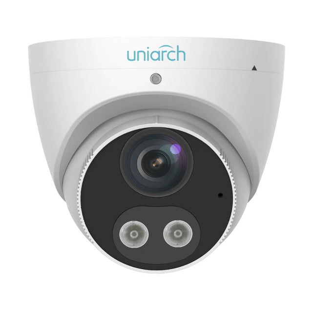 Uniarch 8MP HD Intelligent Light and Audible Warning Fixed Eyeball Network Security Camera, IPC - T1P8 - AF28KC - CCTV Guru
