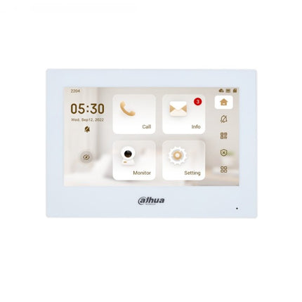 Dahua Intercom Kit, Outdoor Station with Mifare Card Reader and White 7 - inch Touch Screen, KIT - DHI - 7INWHT3211D - P - CCTV Guru