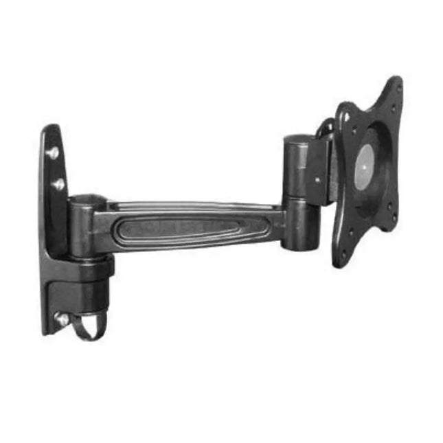Brateck Single Monitor Wall Mount tilting & Swivel Wall Bracket Mount VESA 75mm/100mm For most 13'' - 27' LED, LCD flat panel TVs; up to 15kg - CCTV Guru
