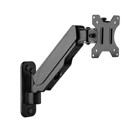 Brateck Single Screen Wall Mounted Gas Spring Monitor Arm,17' - 32',Weight Capacity (per screen) 8kg; - CCTV Guru