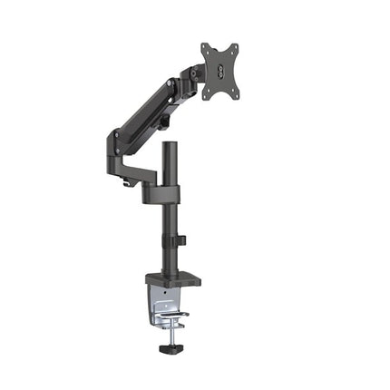 Brateck Single Monitor Heavy - Duty Aluminum Gas Spring Monitor Arm Fit Most 17' - 35' Monitors Up to12kg per screen VESA 75x75/100x100 - CCTV Guru